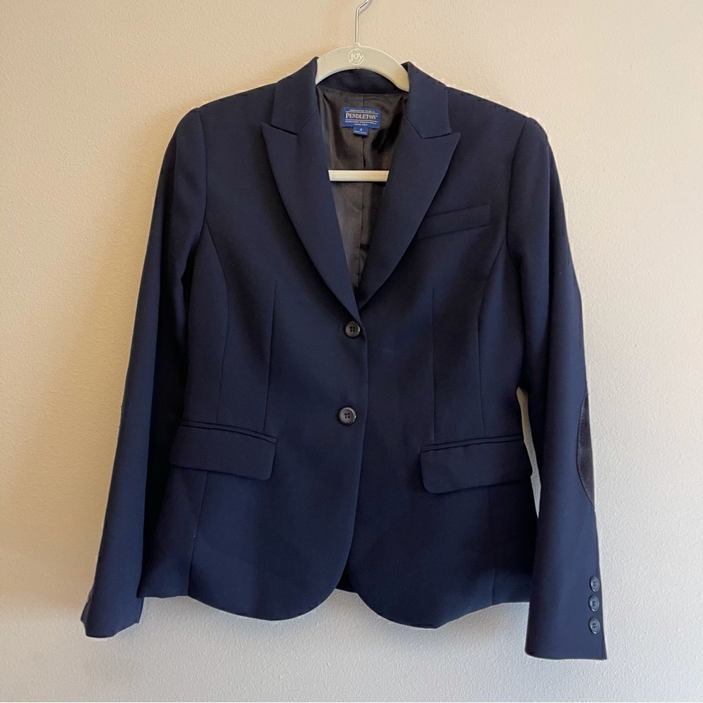 pendleton navy blazer size 4